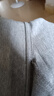 丝光棉100纯棉短袖T恤男士翻领纯色230g夏季新款百搭Polo衫上衣 浅灰色 L 175/92A 实拍图