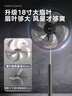 美的（Midea）工业电风扇立式大风量金属扇叶强力商用节能交流定频电扇家用20吋大头扇客厅卧室落地扇 FS45-23A 实拍图