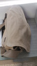 新潮代单肩包男帆布休闲男士多功能斜挎包大容量邮差包潮流运动学生书包 1539卡其色【可放15.6英寸电脑】 实拍图