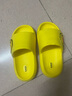 B.Duck小黄鸭童鞋儿童拖鞋男女童四季室内家居鞋浴室一字拖5916黄色30 实拍图