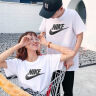 耐克(NIKE)男短袖T恤 纯棉 运动休闲 舒适百搭 AR5005-100 白色L 实拍图