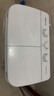 奥克斯（AUX）洗+脱5.0公斤家用小型宿舍单身迷你双桶缸半自动洗脱一体洗衣机HB30P56-98 白色 实拍图
