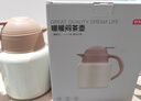 京东京造 茶壶 暖暖系列煮茶具闷茶烧水养生茶壶 316不锈钢糖果白1.0L 实拍图