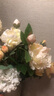 花点馨意仿真花牡丹花假花中式复古绢花摆件餐厅桌面高档装饰 白色1支4724 实拍图