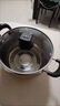 雷仕顿不锈钢汤锅家用加厚大容量煲汤炖锅煮面煮粥奶锅火锅电磁炉通用 汤锅【加厚款】 22cm 实拍图
