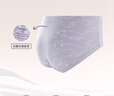 童泰（TONGTAI）女宝宝内裤棉氨透气网眼女孩双层抗菌平角裤女童三角短裤2条 白/紫 2条 120 cm 实拍图