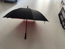 PEJAFAN大号雨伞男双层加厚加固结实抗风商务自动长柄伞双人伞晴雨两用伞 飓风抗风伞-110CM中号双层内红 实拍图