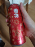 雪花啤酒（Snowbeer）节庆红罐8度500ml*12听 喜庆礼盒 婚宴 实拍图
