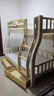 聚福财儿童床双层床男女孩上下铺成人床小户型带滑梯上下床上下层实木床 爬梯款 上铺宽100下铺宽120 实拍图