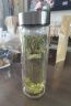 希诺双层玻璃杯男家用商务办公泡茶杯子过滤车载水杯XN-9607 410mL 实拍图