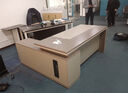 柏客森 老板桌总裁桌办公桌轻奢升级经理桌办公室主管桌椅大班台单人桌 2.0米老板桌（豪华双柜） 实拍图