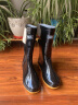 回力雨鞋男士高筒防水雨鞋户外雨靴套鞋 HXL807 黑色中筒 42码 实拍图