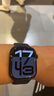Apple/苹果 Watch Series 10 智能手表GPS+蜂窝款46毫米亮黑色铝金属表壳黑色运动型表带S/M MWYJ3CH/B 实拍图