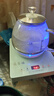 益茶福全自动上水电热水壶茶台烧水壶饮水烧水一体机玻璃底部上水单壶茶几煮茶壶保温泡茶壶开水壶煲水壶 1L 蓝光玻璃壶ZC-S516套装 实拍图