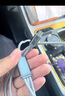 罗马仕 数据线三合一充电线6A快充100W充电器线一拖三头适用苹果Type-c安卓iPhone16/15小米华为手机车载 实拍图