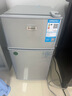 志高（CHIGO）小冰箱迷你小型家用冷藏冷冻两用宿舍出租房用双门办公室电冰箱节能省电 【一级能效】76L银色【三天约一度电】 实拍图