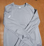 安踏（ANTA）速干T长袖t恤男士慢跑针织套头衫休闲跑步运动服 【速干透气】信鸽灰-1 S 实拍图