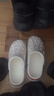 森馬洞洞鞋男款夏季外穿开车防滑防臭包头拖鞋踩屎感运动厚底沙滩凉鞋 白色（旗舰款） 38 -39 实拍图