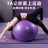 杜威克瑜伽球加厚防滑弹力成人健身球专业平衡核心训练 紫色55cm 实拍图
