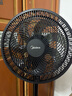 美的（Midea）【超级单品】七叶轻音立式电风扇家用柔风落地扇台式桌面小型风扇大风量节能摇头宿舍电扇 SAF30AB 实拍图