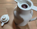 京东京造 保温壶 家用【智能温显】杯大容量热水瓶暖壶户外 炼乳白1.5L 实拍图