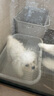 HELLOJOY狗狗厕所防踩屎小型犬尿盆便盆不锈钢小狗大小便狗砂盆 围栏15mm 实拍图