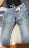 Levi's李维斯冰酷系列25新款男士502锥型凉感防晒蓝色牛仔裤 蓝色 28 (32) 实拍图