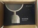 歌岚gevilan 3D联动化妆镜带灯led补光美妆镜子 520礼物送女友老婆 桌面梳妆台高清新婚梳妆镜 【M2镜子（奶昔白）+F2冰箱（白色）】 实拍图