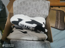 鸿星尔克运动鞋秋季男鞋透气运动鞋轻便跑鞋百搭老爹鞋男子休闲鞋桀骜2.0 正黑/微晶白 44 实拍图