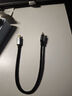 毕亚兹  Type-C转Micro USB3.0硬盘数据连接线 适用Mac笔记本电脑接移动硬盘高速连接线 0.25米 实拍图