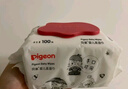 贝亲（Pigeon）婴儿湿纸巾 儿童湿巾 柔湿巾 婴童适用 成人可用100片*6包 PL347 实拍图