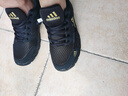 品牌断码气垫跑步鞋男鞋秋冬季休闲鞋运动鞋男女网面透气旅游鞋子 AD5566黑金 41 实拍图