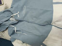 悦景圣春秋男士外套潮流韩版工装夹克青少年学生上衣服休闲薄款连帽褂子 167灰黑[春秋款] XL建议115斤左右 实拍图