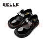 百丽 童鞋女童皮鞋春秋表演鞋学生鞋时尚单鞋儿童公主鞋 黑色32码 实拍图