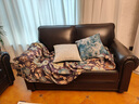 高楚【已售2W+】美式真皮沙发客厅三人小户型新款复古直排大巴顿沙发 三人位（2.2米） 豪华版+国产牛皮+衡温海绵 实拍图
