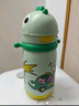 babycare儿童保温杯婴儿宝宝学饮杯吸管水杯水壶霸王龙不锈钢上学450ml 实拍图