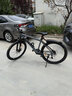 卡布达山地自行车铝合金升级款成人变速越野锻炼身体通勤车青少年 铝合金材质-曜夜黑-快拆前轮 22英寸（身高130-145CM） 24速-送11件骑行大礼包 实拍图