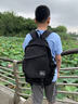 回力背包男士双肩包休闲防泼水电脑旅行包大容量初高中大学生书包男包 经典款黑色 实拍图