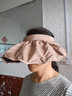 南博耐森遮阳帽女夏季户外防晒帽空顶太阳帽大檐防紫外线帽子女 1顶颜色随机 实拍图