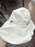 蕉内【赵露思同款】凉皮303UV女士遮阳渔夫帽防晒大帽檐户外防紫外线 青木灰+奶白 均码 实拍图