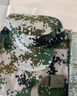 艾買军训服全套男女学生迷彩军训服迷彩套装大学生军训服套装 绿格套装+棉T恤+帽子+腰带+鞋 175（130-140斤） 实拍图
