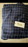 欣尚优纯棉睡裤男士宽松大码家居裤全棉格子印花休闲裤夏季空调裤可外穿 长裤 藏蓝格 4XL 体重170-190斤 实拍图