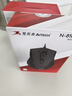 双飞燕（A4TECH）N-810FXS 有线鼠标静享轻音笔记本台式电脑办公鼠标 人体工学USB接口大手鼠标 绅士哑黑 实拍图