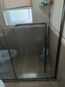 东鹏（DONGPENG）淋浴房一字型极窄家用卫生间浴室干湿分离隔断洗澡间浴屏PTB11 枪灰1.5-1.59/高2米带阻尼 宽度＞1.7米为2固一活 实拍图