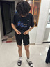 威克多（VICTOR）胜利羽毛球服短袖T-39005C黑色 透气款 L  实拍图