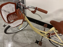 永久（FOREVER） 母子自行车女亲子单车子母带娃带小孩接送孩子儿童载小孩成人 高配-单速【复古黄】 24寸【适合身高：140-160cm】 实拍图