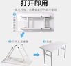 全品屋 可折叠桌电脑桌台式学生长条桌卧室简易书桌写字学习桌桌子办公 长80CM*宽40CM*74CM 实拍图