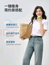 京东京造短袖T恤女10A抗菌夏季新款修身显瘦女装抑菌防汗 黑色V领 2XL 实拍图