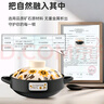 康舒向日葵家用砂锅燃气灶明火耐高温干烧煲仔饭煤气灶专用煲汤锅沙锅 耐热向日葵沙锅组合装3.3L+ 1L 实拍图