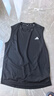 adidas简约速干舒适运动健身圆领背心男装夏季阿迪达斯官方   黑色   XL 实拍图